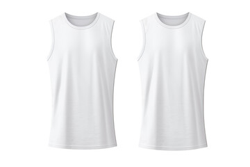 color undershirt isolated on white