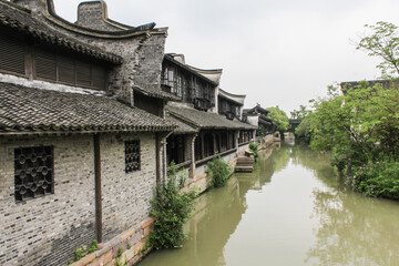 The Scenery of Wuzhen Ancient Town in Zhejiang, China