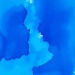 Obraz premium tropical blue watecolor background