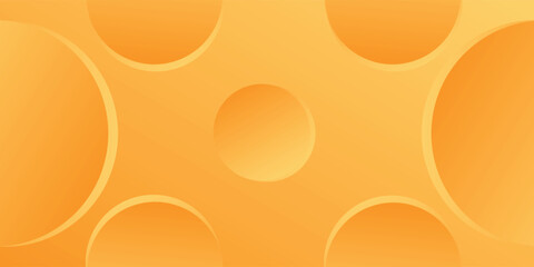 Minimal geometric elegant background. Orange elements with fluid gradient. Creative illustration for banner, poster, web, landing, page.