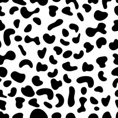 Fototapeta premium Leopard skin print pattern animal seamless for printing, cutting, home decorate and more. 