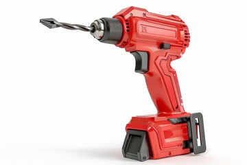 Power Precision: Framing Nailers Unveiled Isolated On White Background.