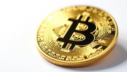 Close-up of a spinning coin isolated against a white background , currency, object