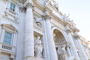 Trevi Fountain in Rome, Italy