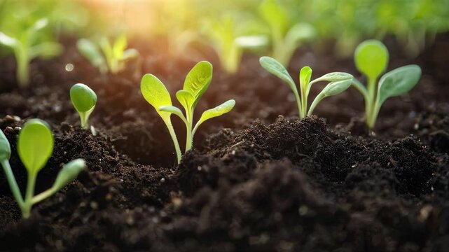 The power of Earth and light: how do the first shoots of spring break through