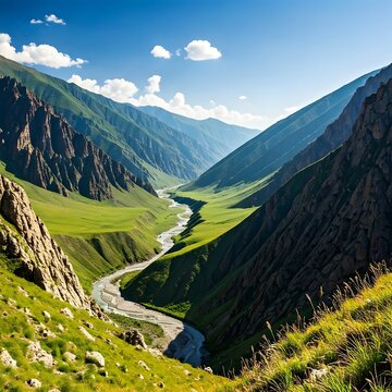 Alamut Valley&rsquo;s Rugged Cliffs