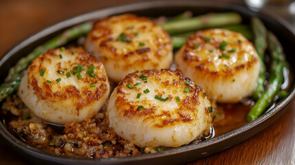 Seared Scallops with Asparagus: A Gourmet Dish