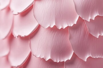 Obraz premium Close-up view of delicate pink rose petals arranged in a textured pattern.