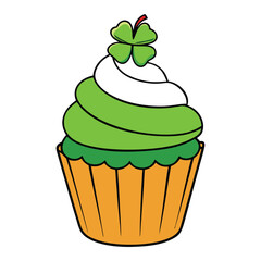 Celebrate with a St. Patrick’s Day cupcake! Festive, sweet, and decorated in green and gold, it’s the perfect treat to add a little luck and joy to your celebration.