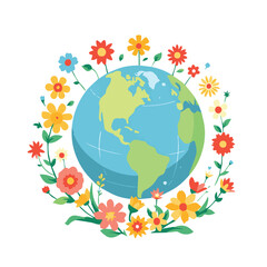 earth and flowers