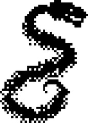 Obraz premium Dark Aesthetic Dithering Element