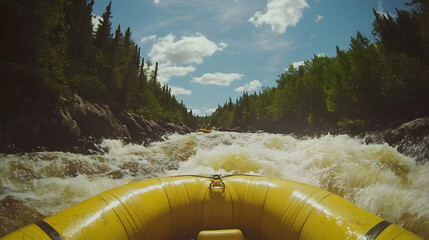 Thrilling River Rafting Adventure: Navigating Whitewater Rapids