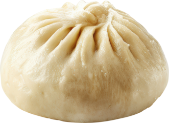 Soft steamed bun ready to enjoy