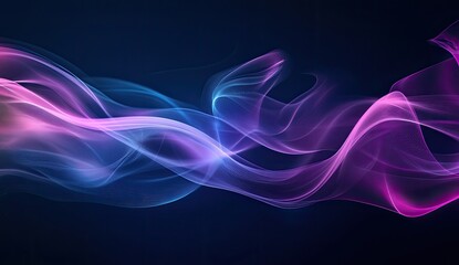 Obraz premium Abstract flowing smoke design