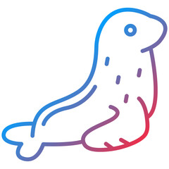 Seal Line Icon Style