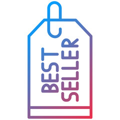 Best Seller Line Icon Style