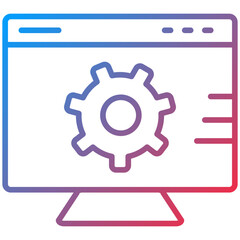 Web Setting Line Icon Style