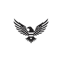 American eagle patriotic icon