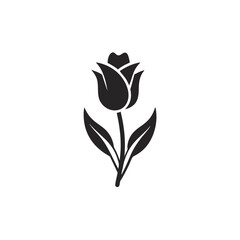 Tulip flower vector graphic