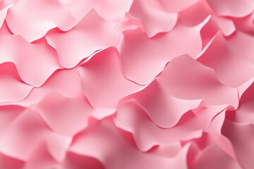 Close-up view of overlapping pink petals.