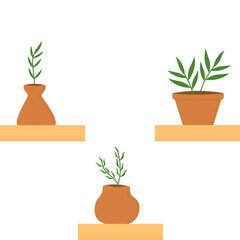  HousePlant Wall Decoration 