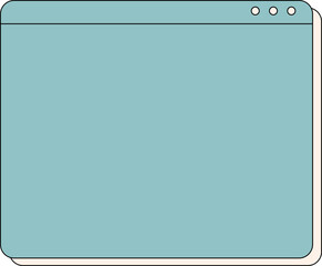 Obraz premium Retro UI Window Vector