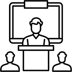 Class Lecture Icon