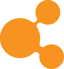 Liquid Bridge Effect on white background 