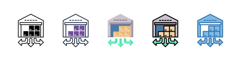 Distribution Center Icon
