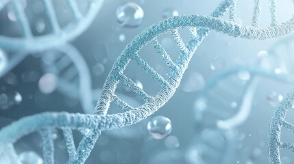 DNA strands, science background, genetic research, medical illustration