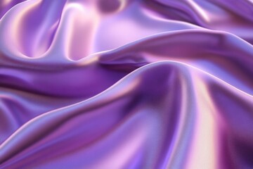 Obraz premium Intricate folds of iridescent purple silk fabric.