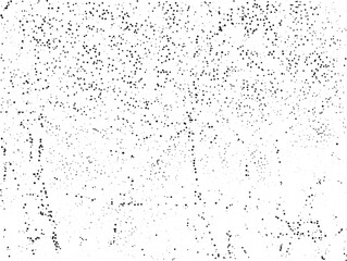 Grainy stains vector texture. Grunge dotted background. Black rough splash repeating pattern. Dirty grain noise overlay with drops, specks, spots, gravel