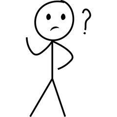 Hand Drawn Stick Man