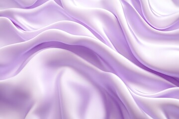 Fototapeta premium Luxurious folds of soft, lavender silk fabric.