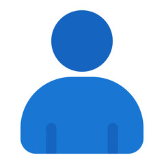 A simple representation of a user profile for web or app design.