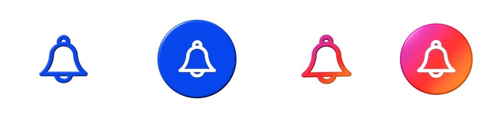 bell birthday 3D icon