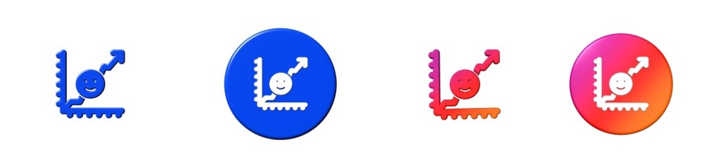 benefits marketing campaign 3D icon