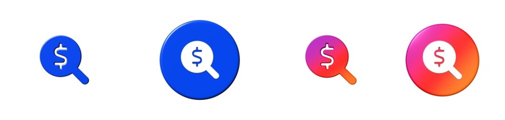 cash business products 3D icon