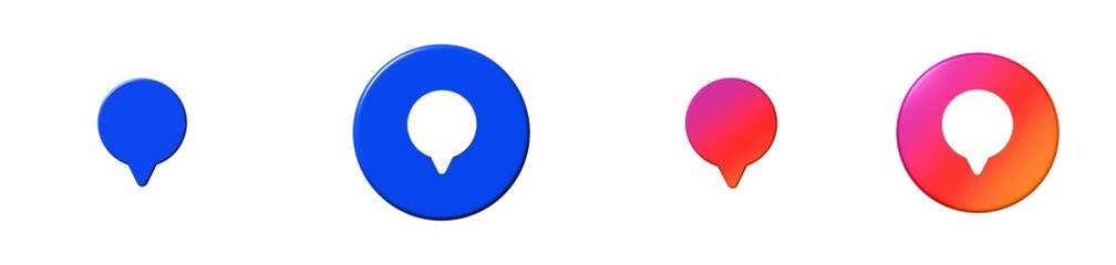 chat messages chat 3D icon
