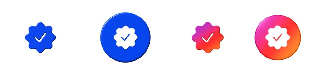 check interface essential 3D icon