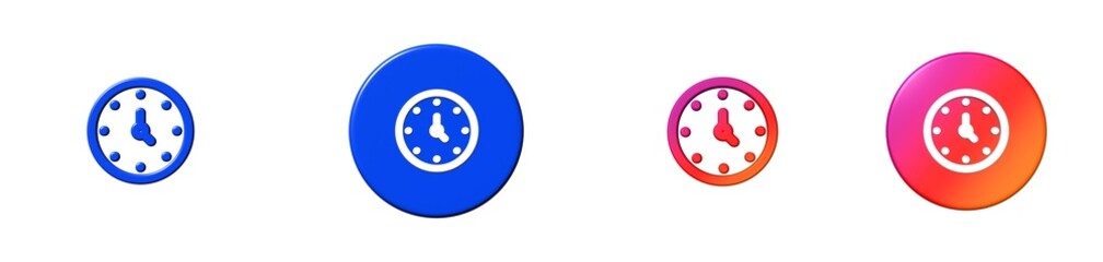 clock office 3D icon