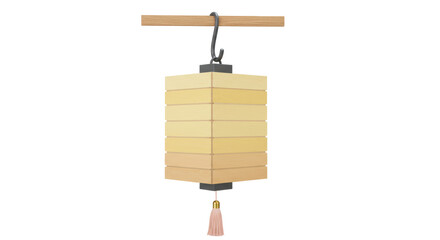 Isolated Asian Lantern
