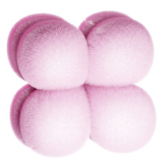 3D Abstract Fluffy Pink