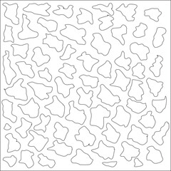 Fluid liquid flow shapes seamless pattern