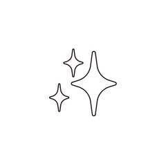 sparkles sparks glitter star shine emoji vector symbol sign icon illustration
