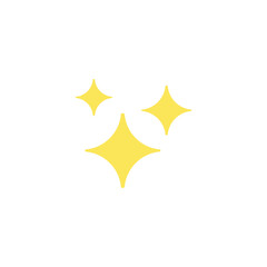 sparkles sparks glitter star shine emoji vector symbol sign icon illustration