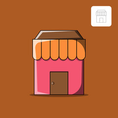 Graphic desing store illustration or icon for you design
