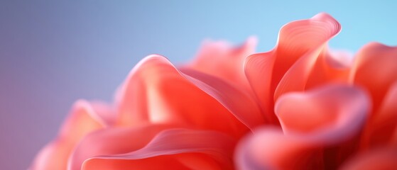 Red abstract flower petals texture
