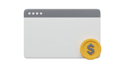 Isolated Online Dollar