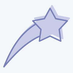 Icon Astrology Stars. related to Astrology symbol. two tone style. design editable